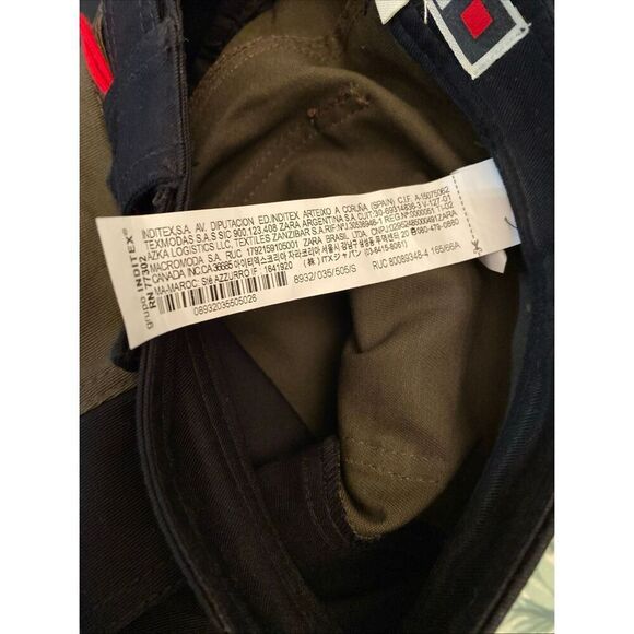 WOMENS ZARA PANTS SRPLS CRG 09 SURPLUS CARGO KHAKI SIZE Small 035 EUC - Picture 12 of 13